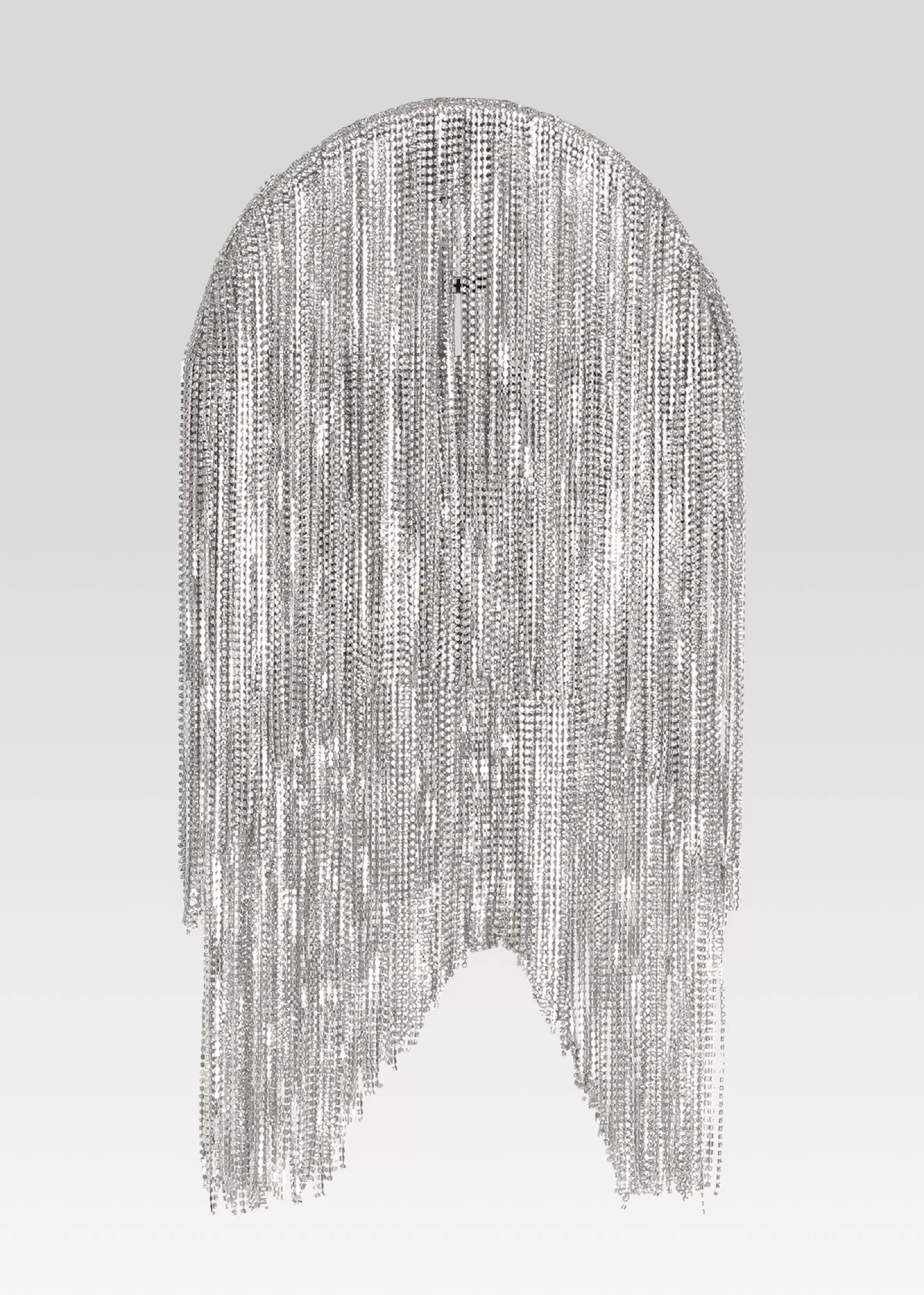 Final Touches*Retrofete Talia Large Crystal Bag White/Silver