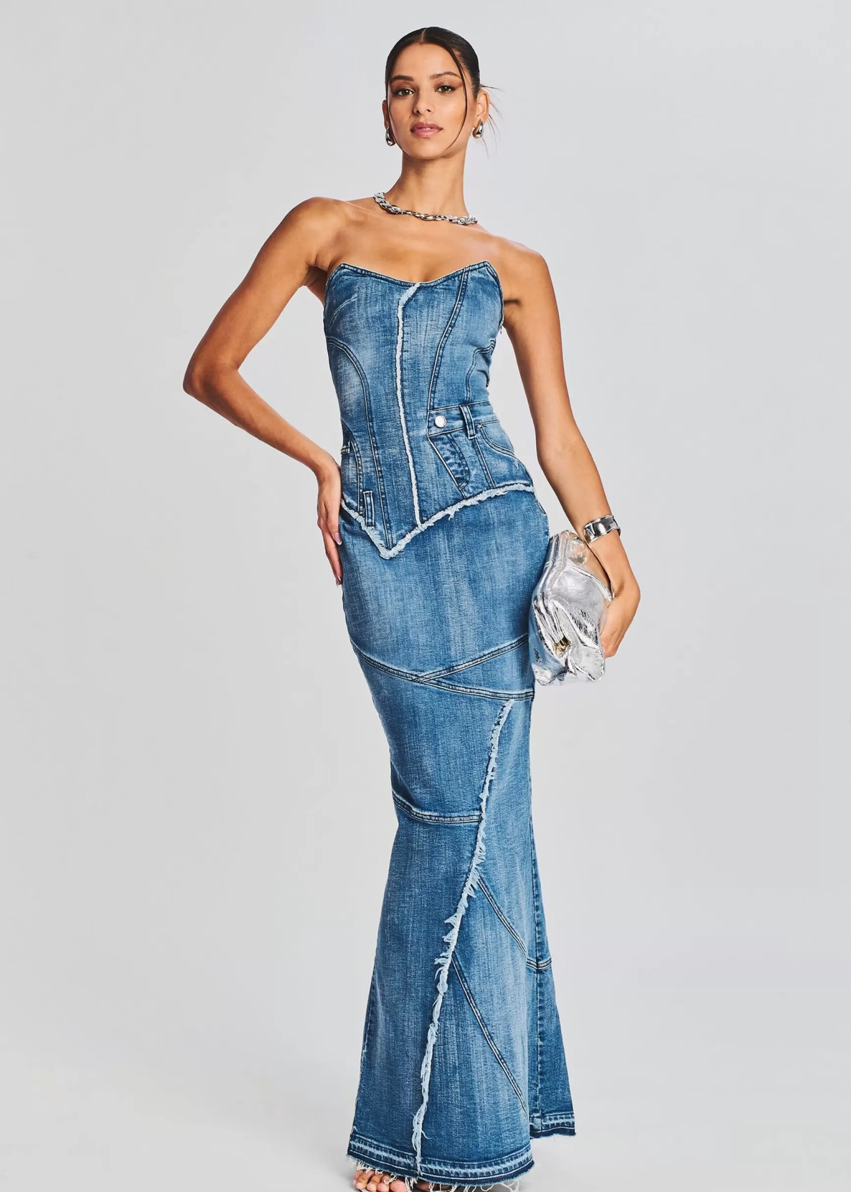 Dresses*Retrofete Tamara Denim Dress Sea