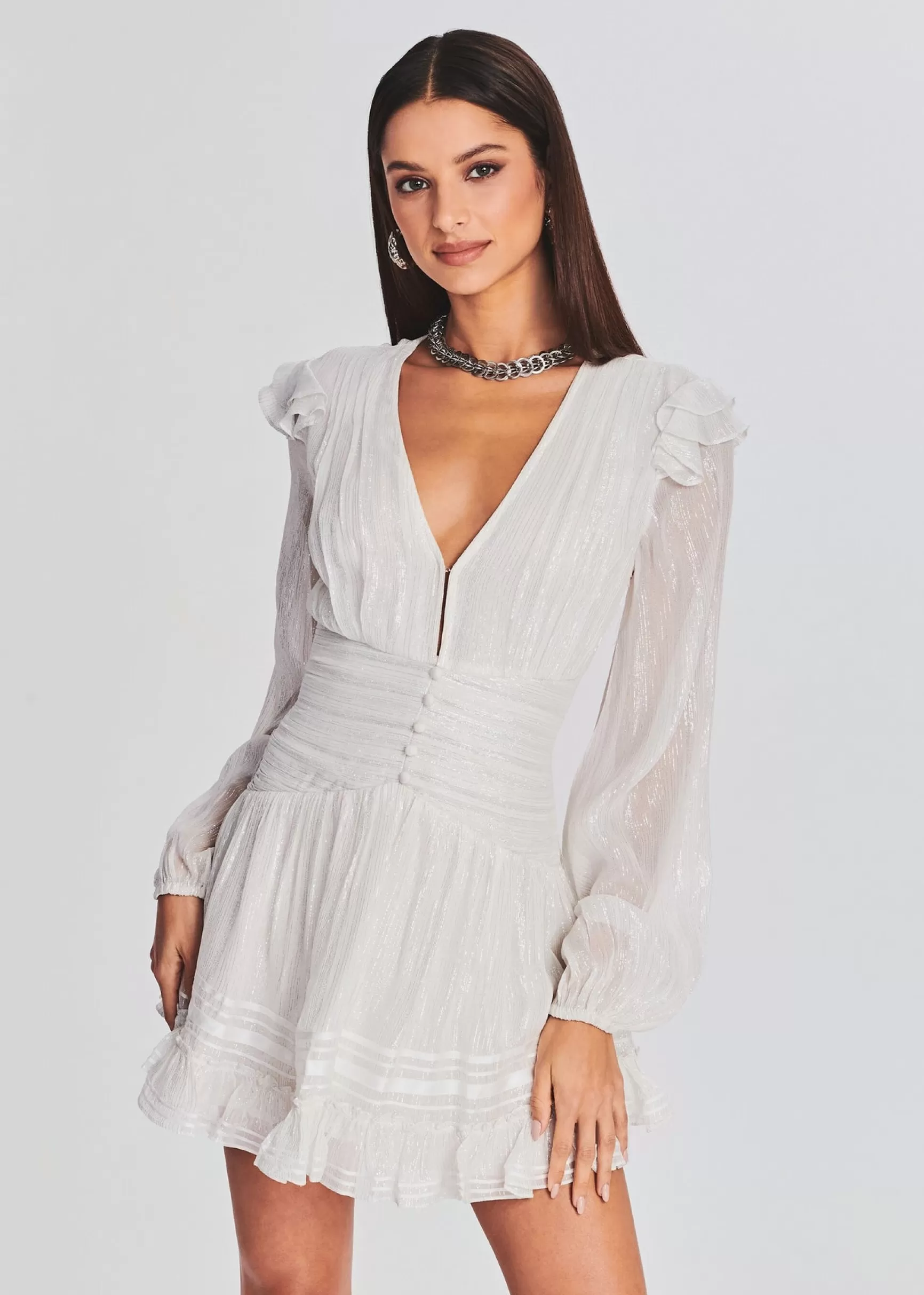 Bridal Shower*Retrofete True Short Dress White