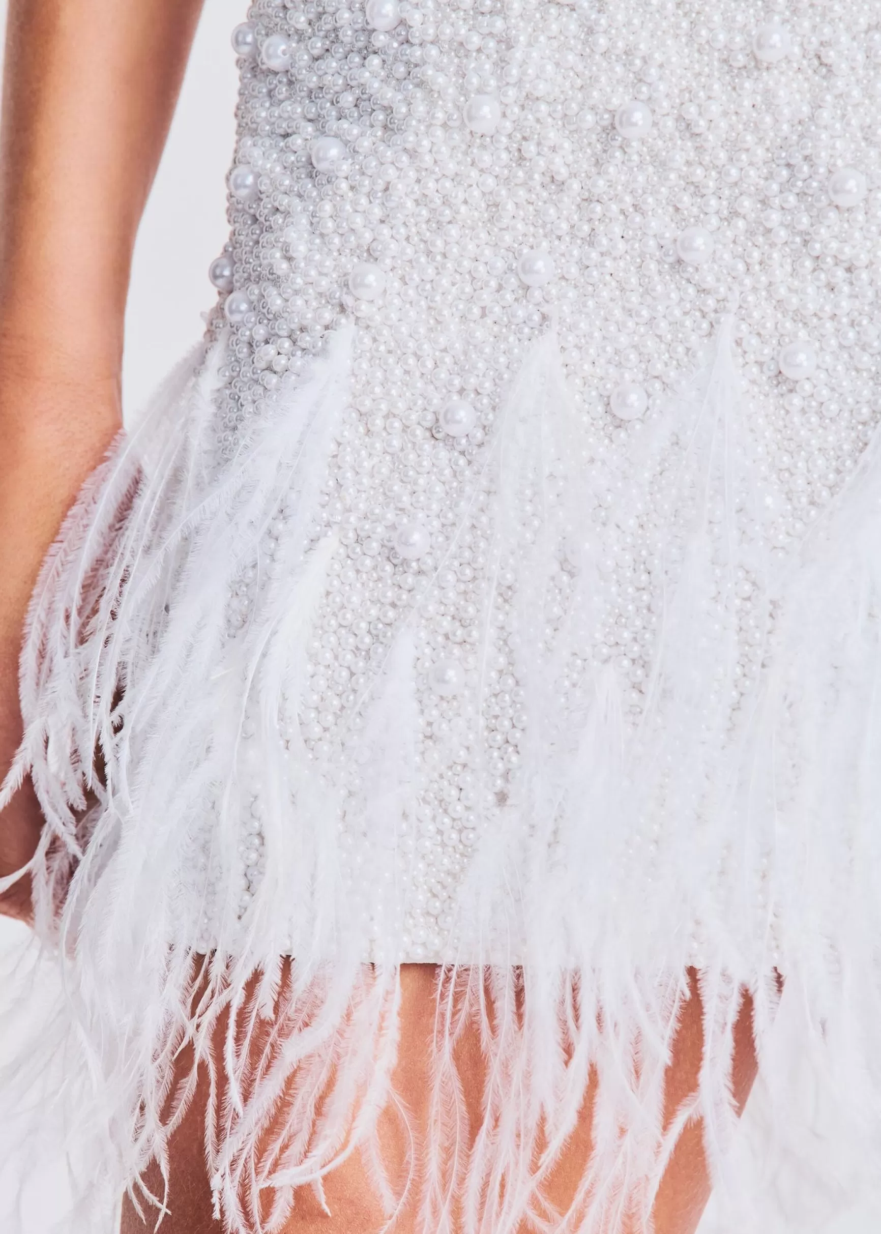Bridal Shower*Retrofete Valli Skirt White Pearl