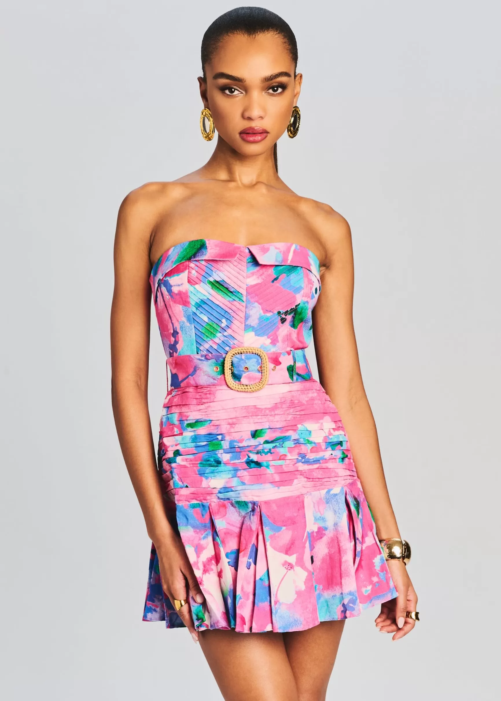 Mini*Retrofete Vesa Short Dress Multicolor