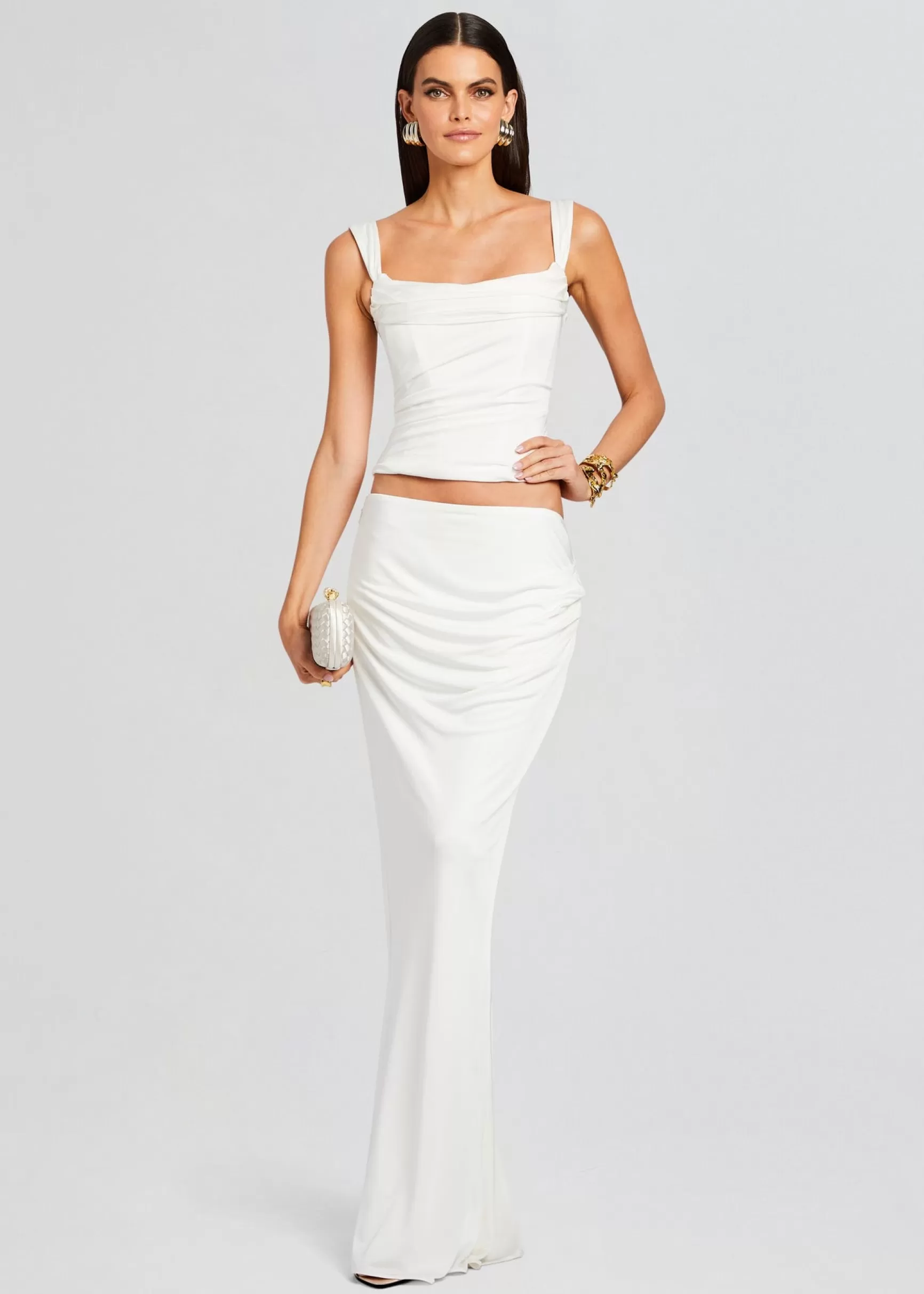 The Destination Bride*Retrofete Vivienne Skirt White