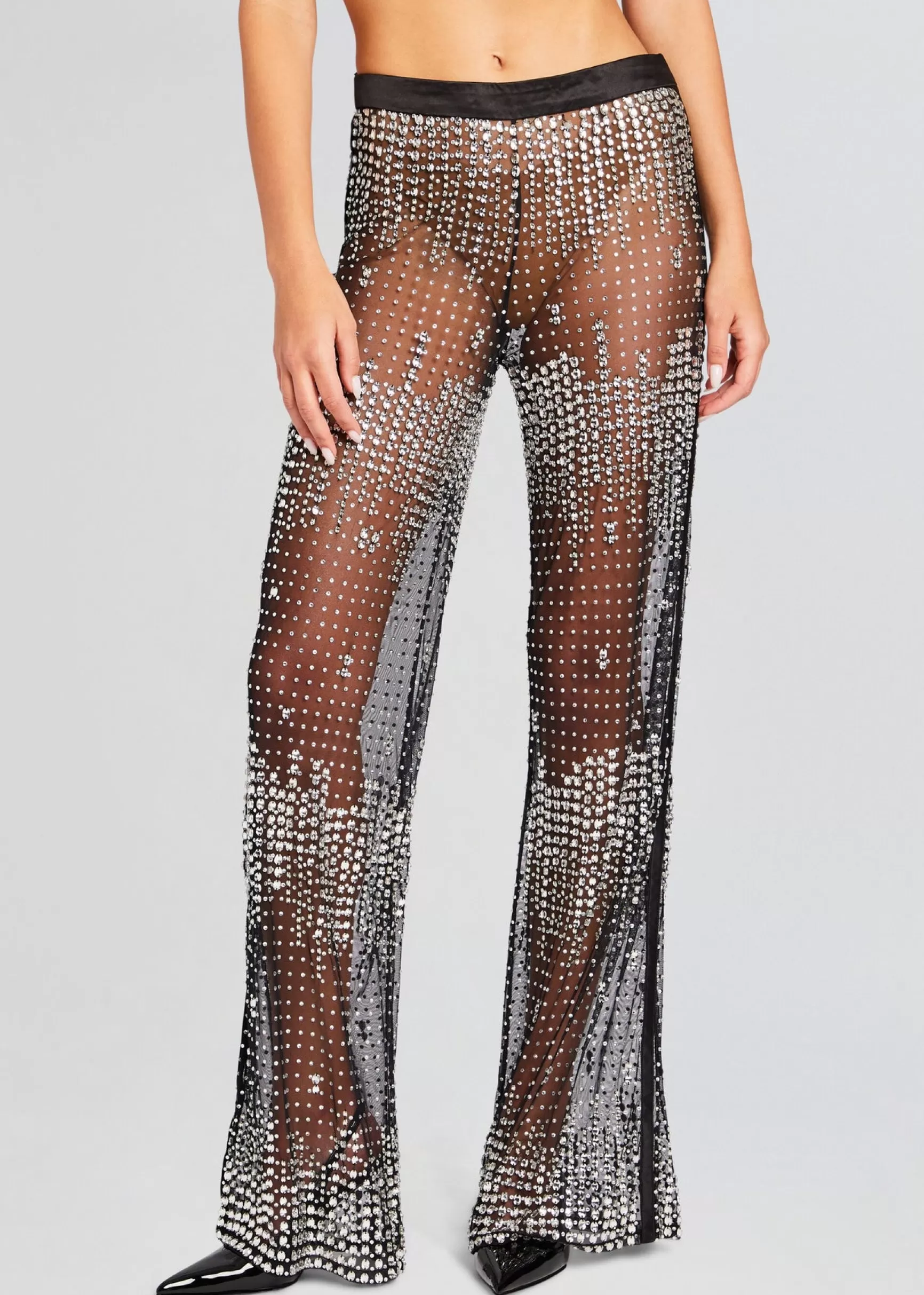 Sheer Bliss*Retrofete Vondra Sequin Pant Black/Silver