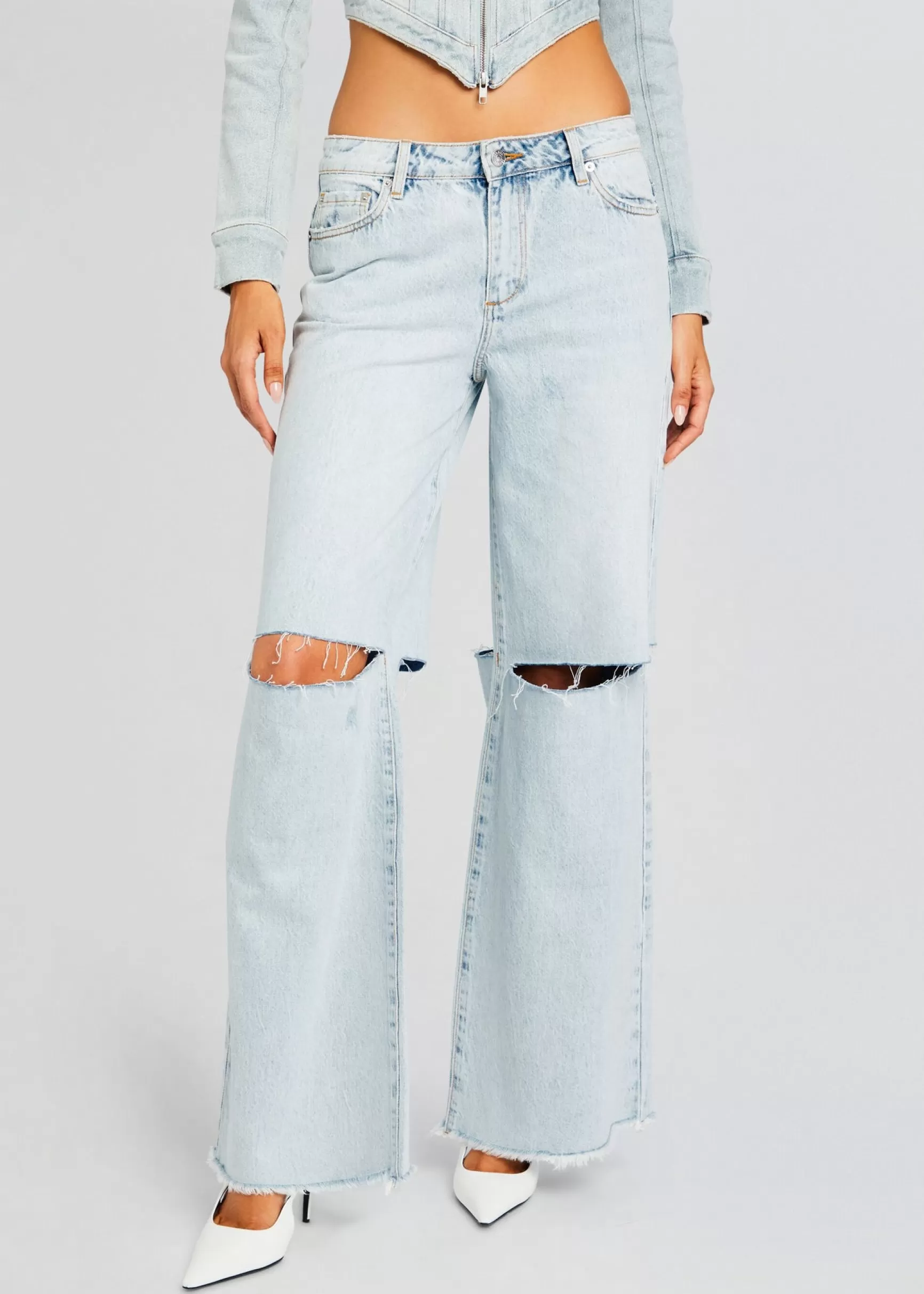 Resort '24*Retrofete Wrenley Low-Rise Jean Skylight