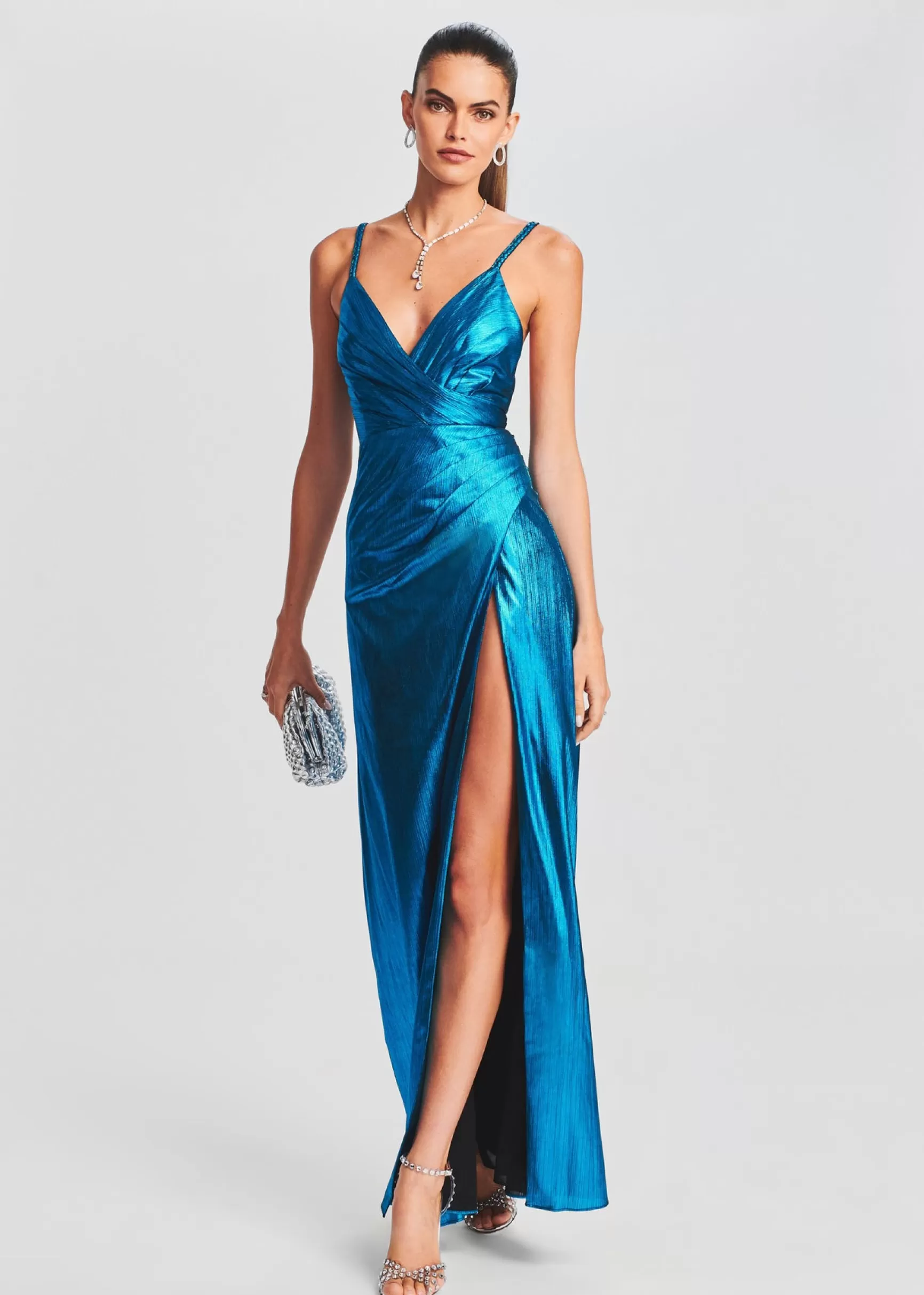 RETROFÊTE*Retrofete Yesi Dress Peacock