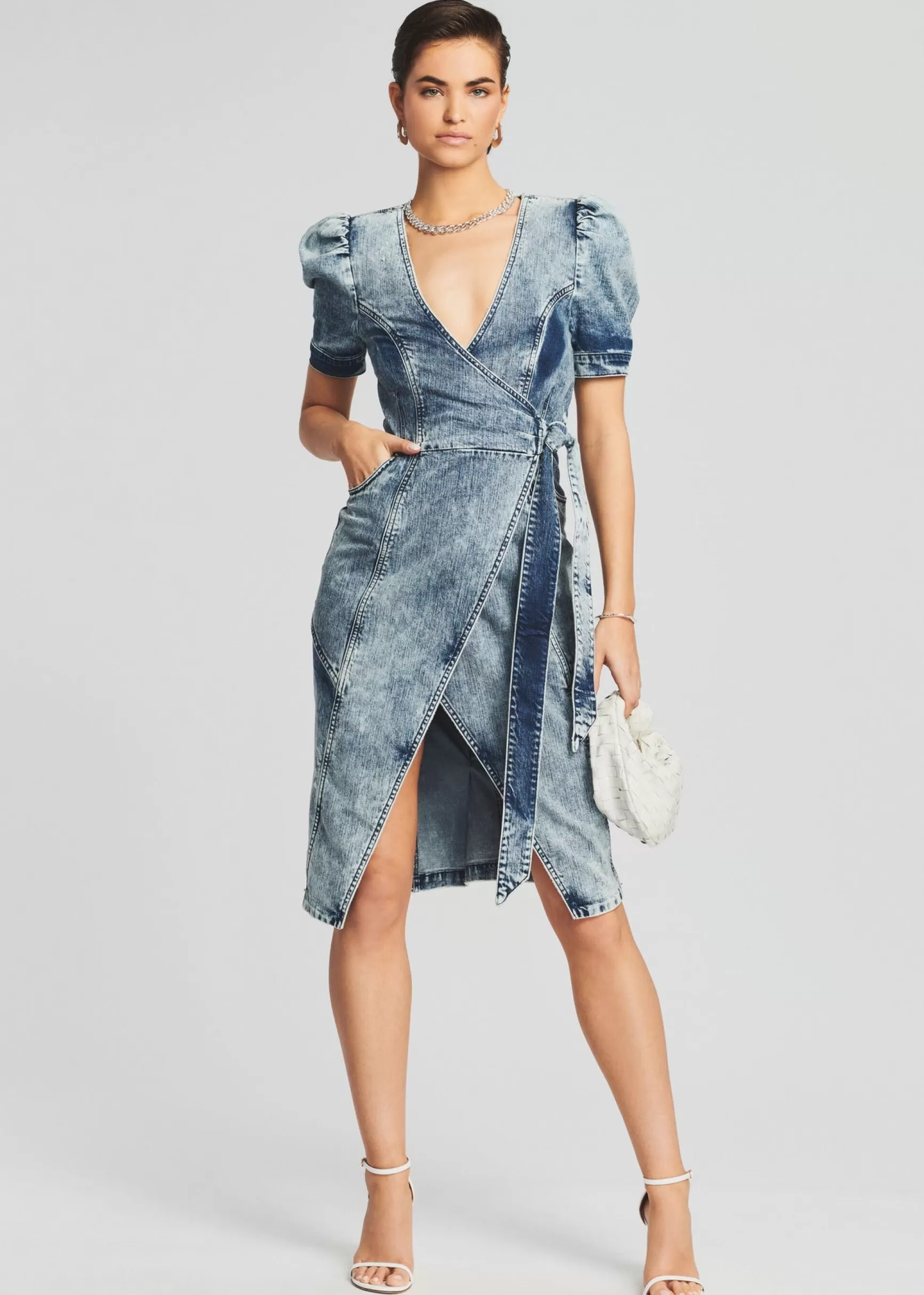 Final Sale*Retrofete Zelda Wrap Dress Sienna
