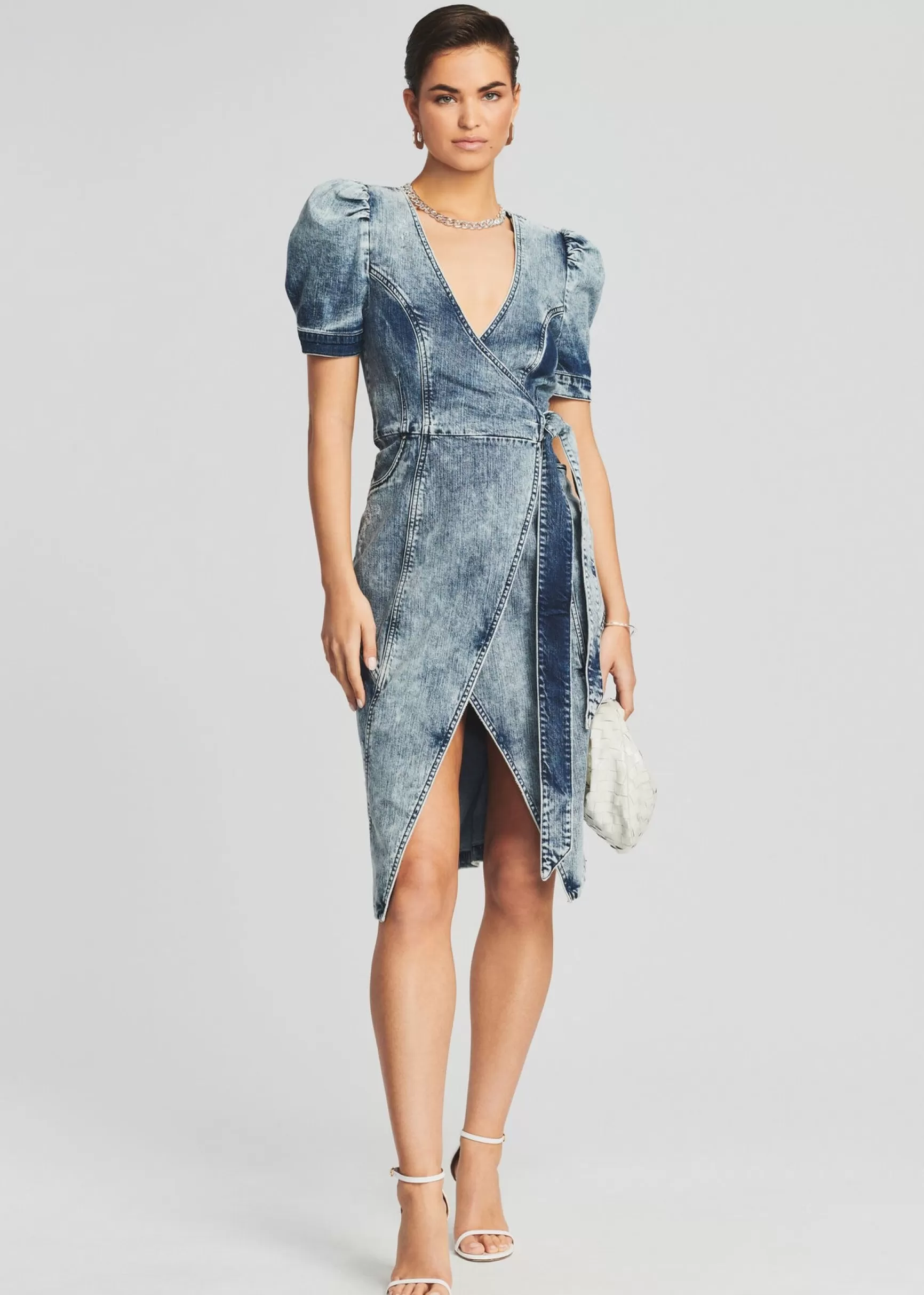 Final Sale*Retrofete Zelda Wrap Dress Sienna